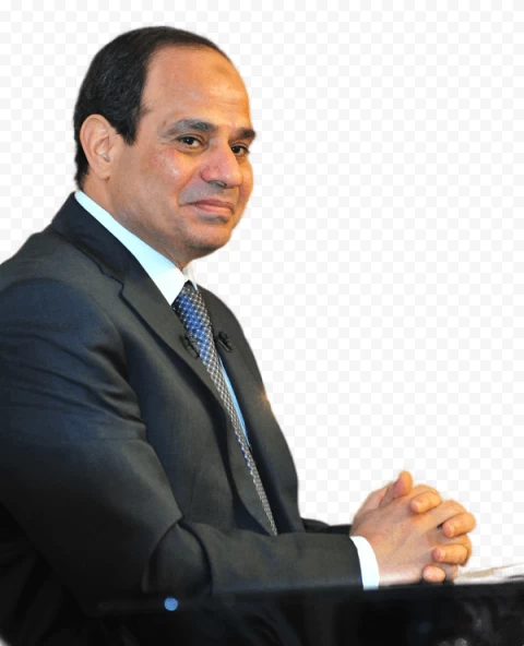 صورة الرئيس المصري عبد الفتاح السيسي بدون خلفية, President Abdel Fattah el-Sisi,Egyptian Leader,السيسي, الرئيس المصري,