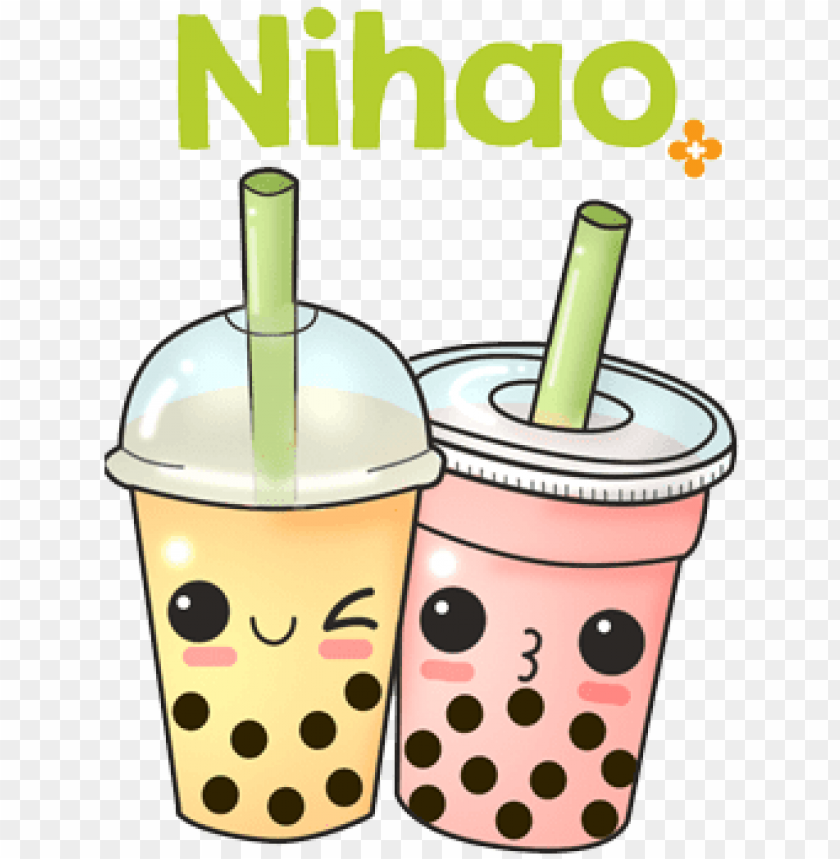 Boba Tea Cartoon Clip Freeuse Stock - Milk Tea Clip Art PNG Transparent Background