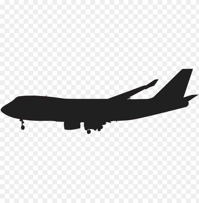 boeing 747 silhouette PNG transparent with Clear Background ID 87880