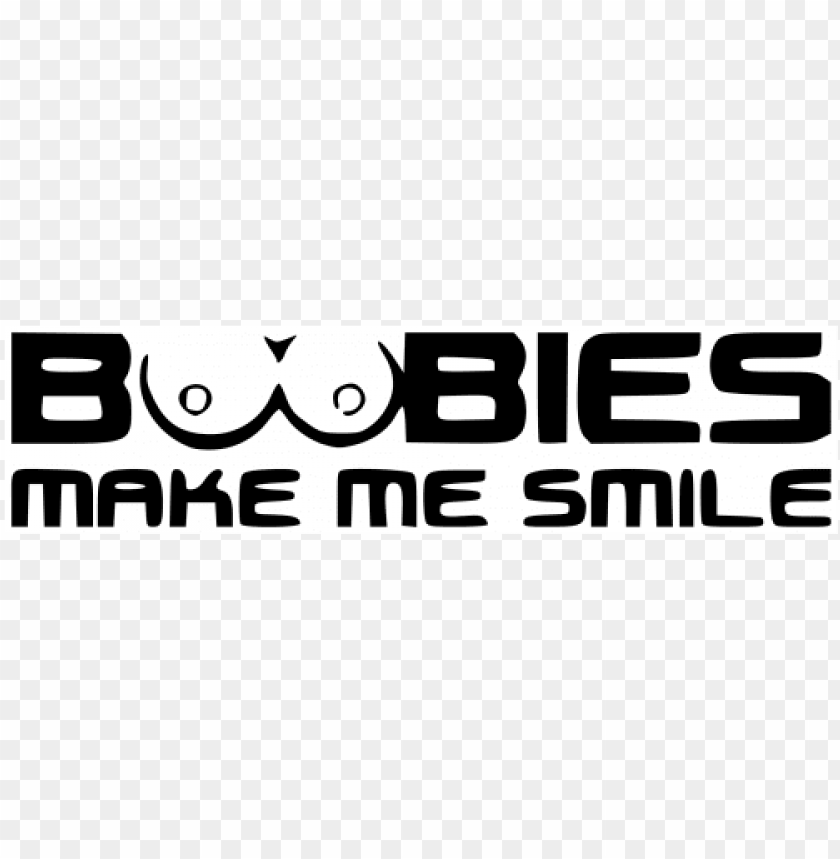 boobies make me smile rude funny symbol funny bumper PNG transparent with Clear Background ID 86312