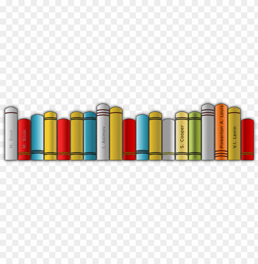 Book 7394 1280 Books On A Shelf Clipart Png Image With Transparent Background Toppng