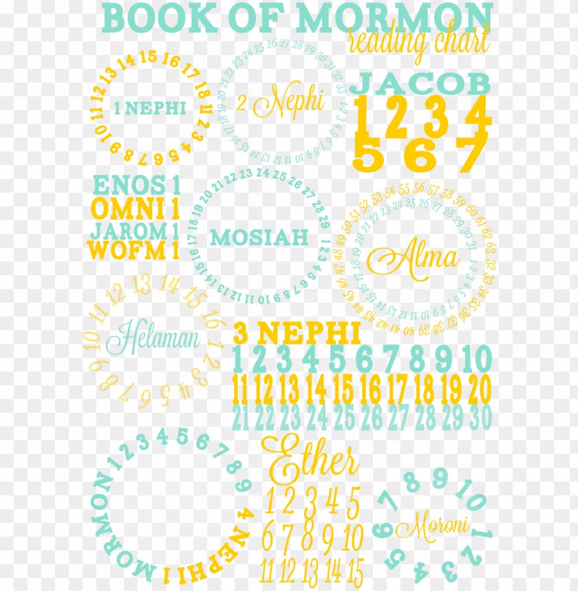 Book Of Mormon Reading Chart Book Of Mormon Reading Chart Young Womens PNG Image With Transparent Background@toppng.com