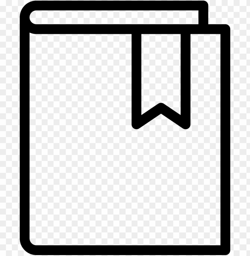 book outline PNG transparent with Clear Background ID 96297