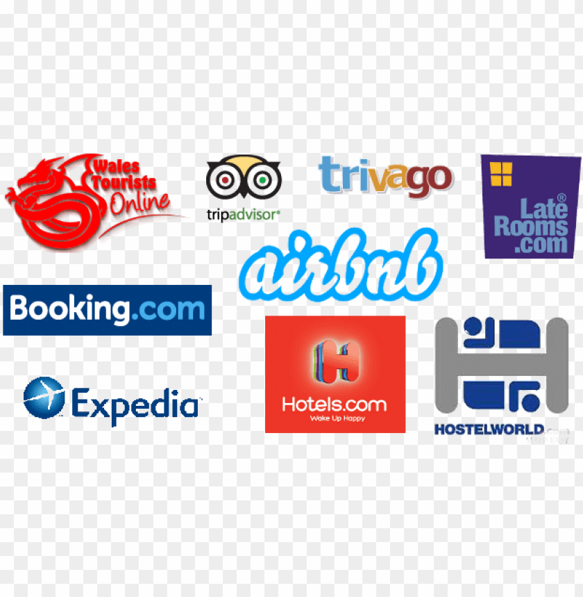 airbnb logo, tripadvisor logo, airbnb