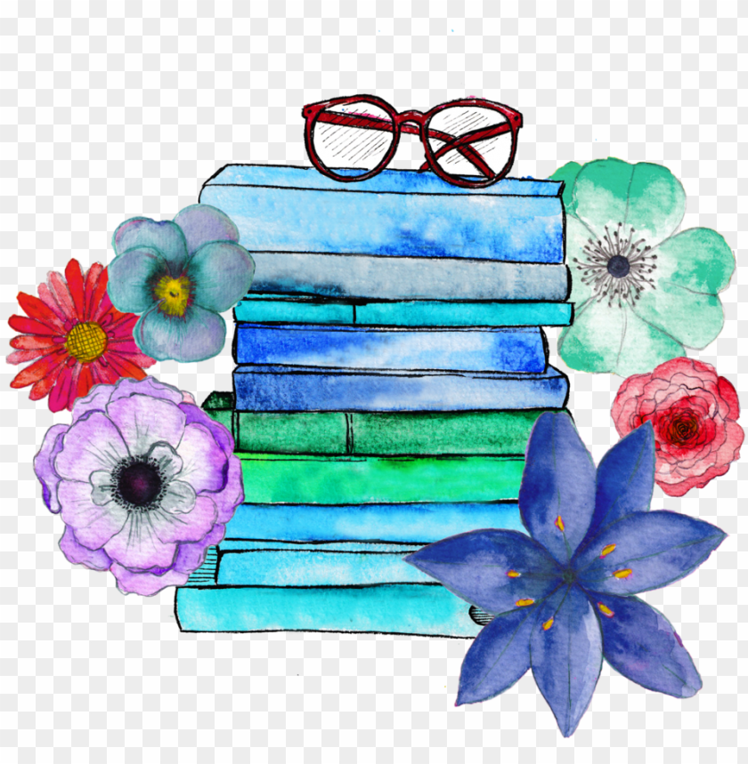 book, books, flower, bible, isolated, comic book, floral