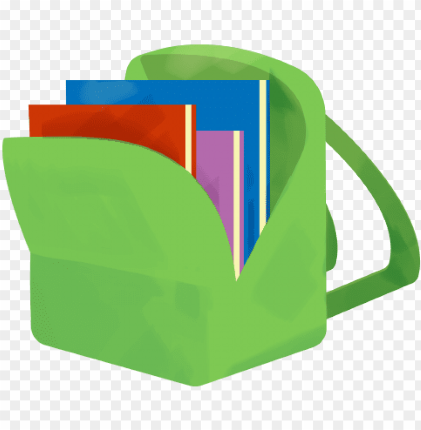 Books In The Bag PNG Transparent With Clear Background ID 96689