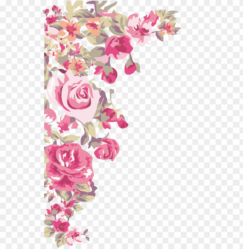 flower design, flower border, vintage flower border, pink flower, sakura flower, flower plants