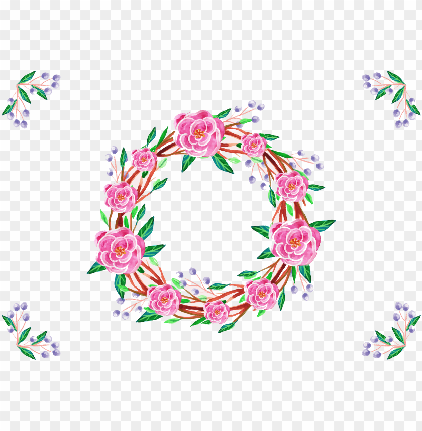 flower border, vintage flower border, flower design, floral border, christmas lights border, watercolor circle