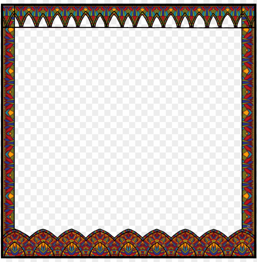 Border Egyptian Egypt Hieroglyphics Art Artistic Frame - Artistic Frame Corp. PNG Image With Transparent Background