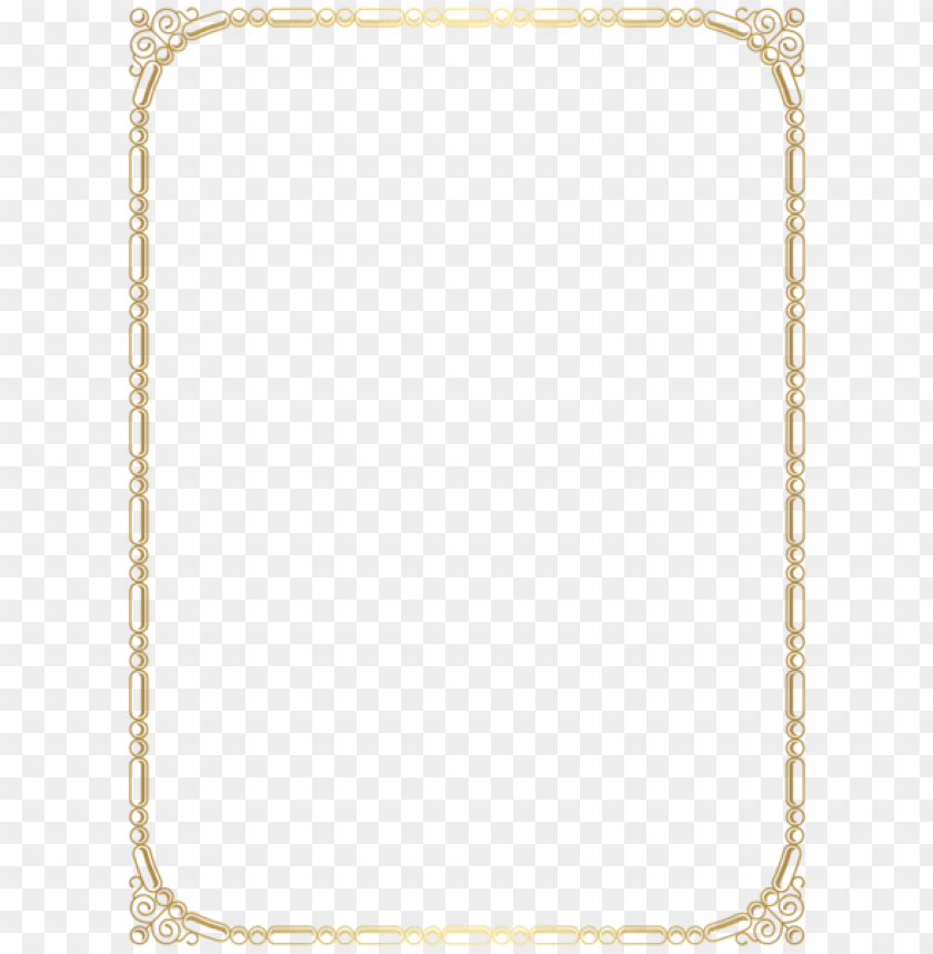border frame deco transparent