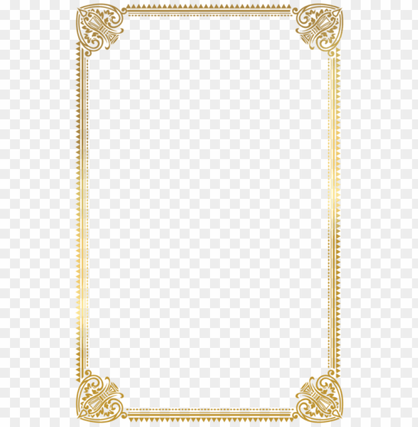 gold frame border png