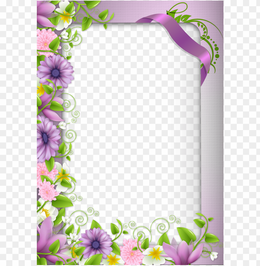borders and frames, borders for paper, flower frame, - 2 photo frame PNG image with transparent background@toppng.com