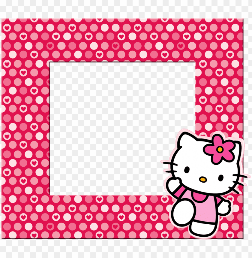 Borders Images And Backgrounds Hello Kitty Background Desi PNG Image With Transparent Background