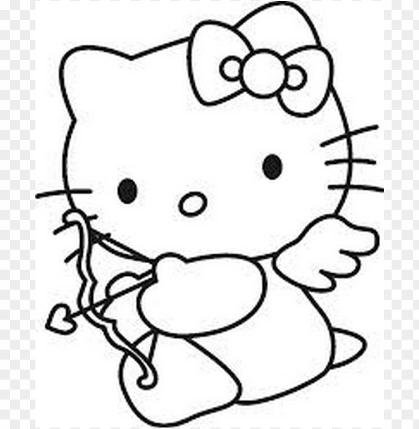 bosquejos para dibujar hello kitty PNG image with transparent background |  TOPpng