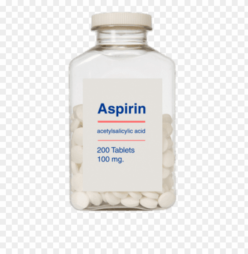 bottle of aspirin PNG image with transparent background@toppng.com