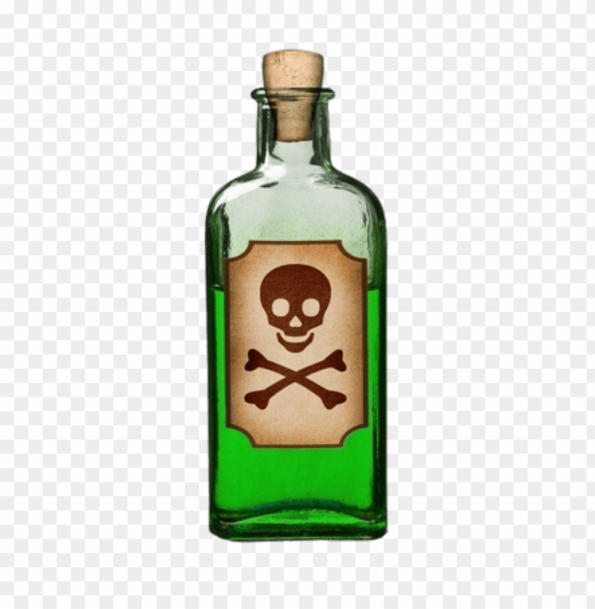 miscellaneous, poison, bottle of green poison, 