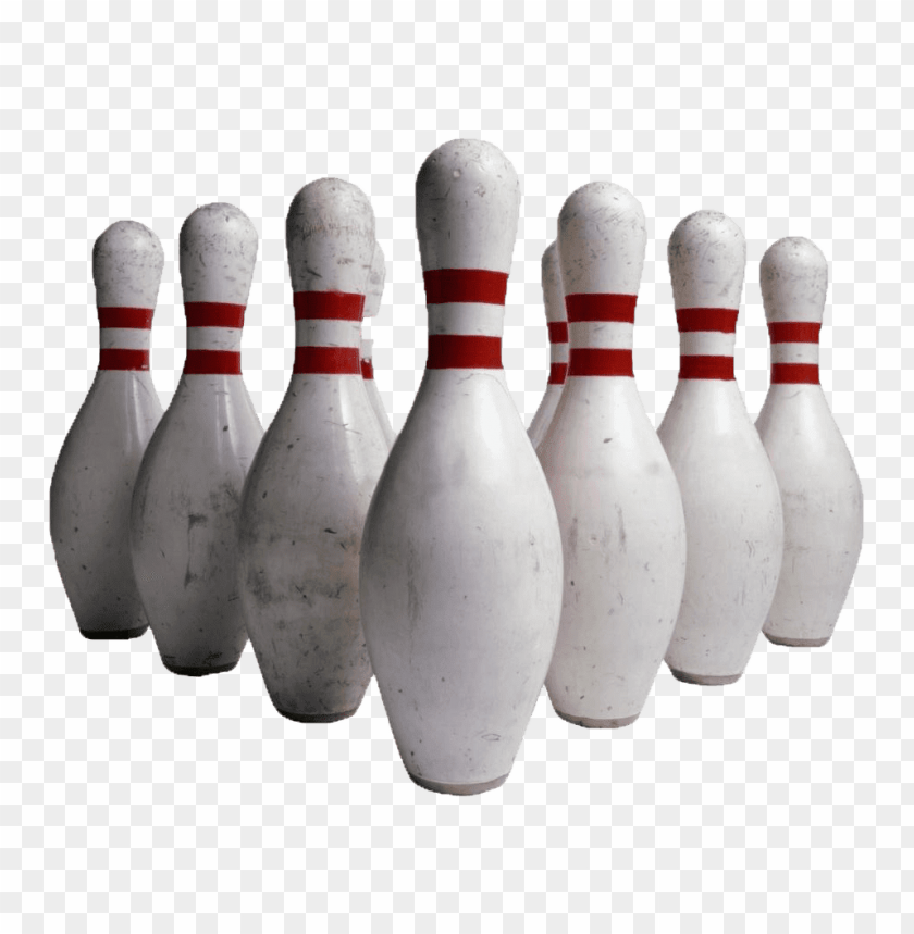 PNG Image Of Bowling Pins With A Clear Background - Image ID 68684