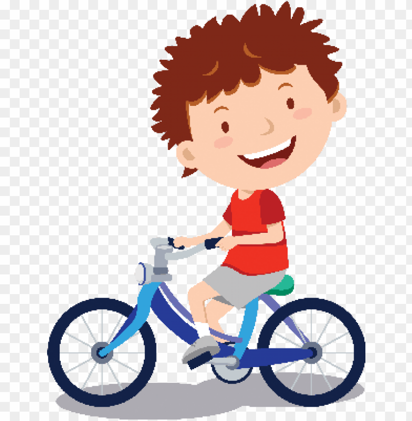 boy on bike PNG image with transparent background | TOPpng