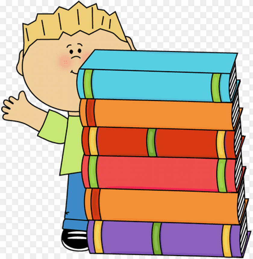 free PNG boy waving behind a stack of books clip art boy waving - behind preposition of place PNG image with transparent background PNG images transparent
