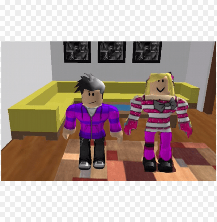Boys And Girls Hangout Preview Image Roblox Girl And Boy PNG Image With Transparent Background