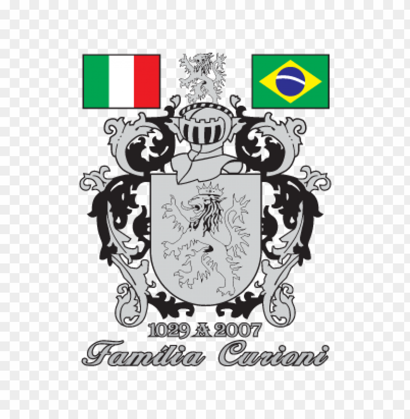  brasao familia curioni logo vector free - 466630