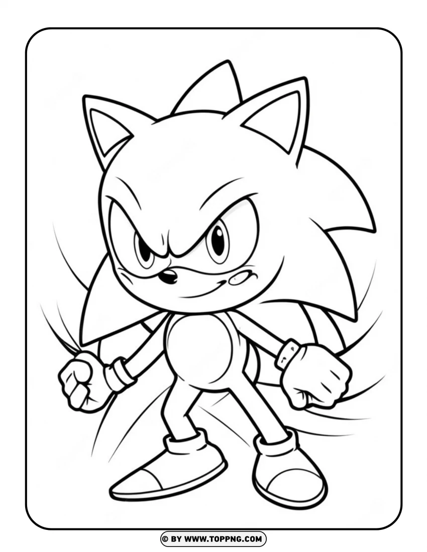 sonic coloring, sonic , CARTOON,GAMES  , Sonic the Hedgehog  , Fast-paced  , dventure  