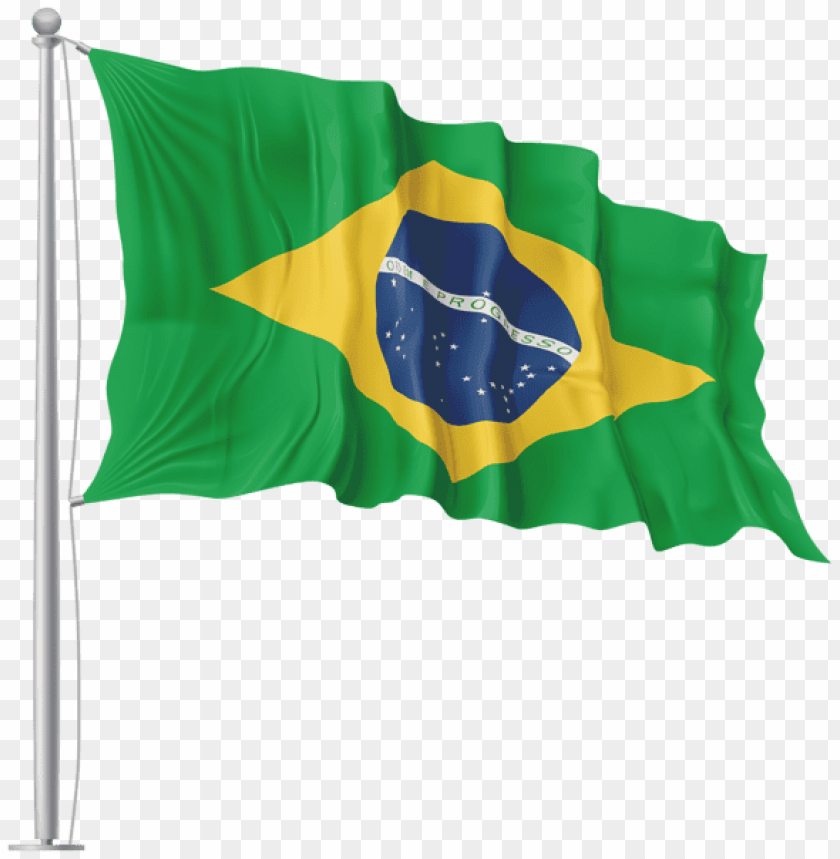 Download Brazil Waving Flag Clipart Png Photo Toppng