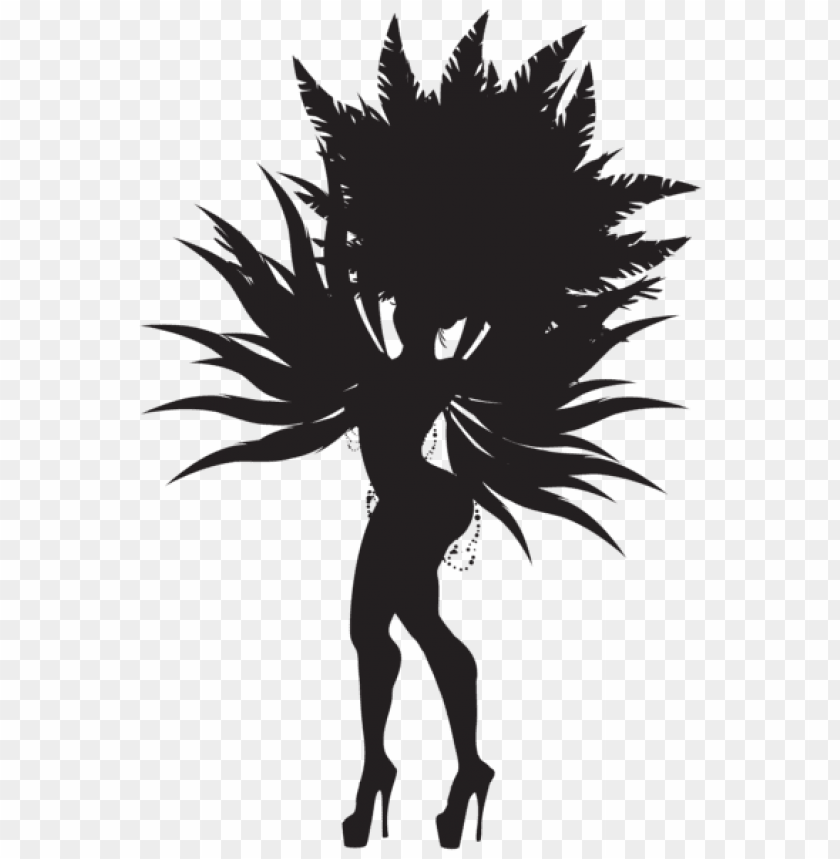 brazilian samba dancer silhouette png - Free PNG Images@toppng.com