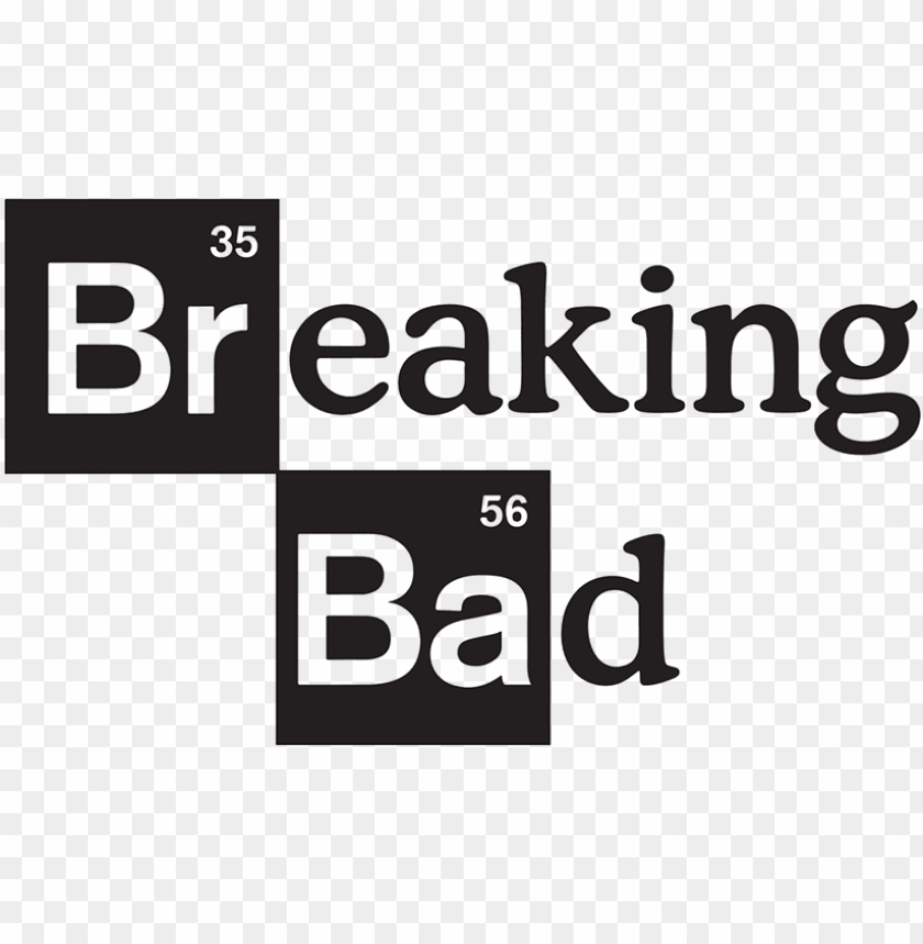 Breaking Bad logo noir et blanc