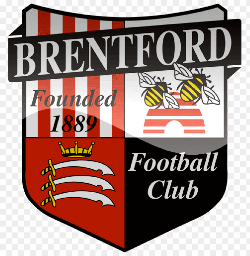 brentford fc football logo png png - Free PNG Images ID 35190