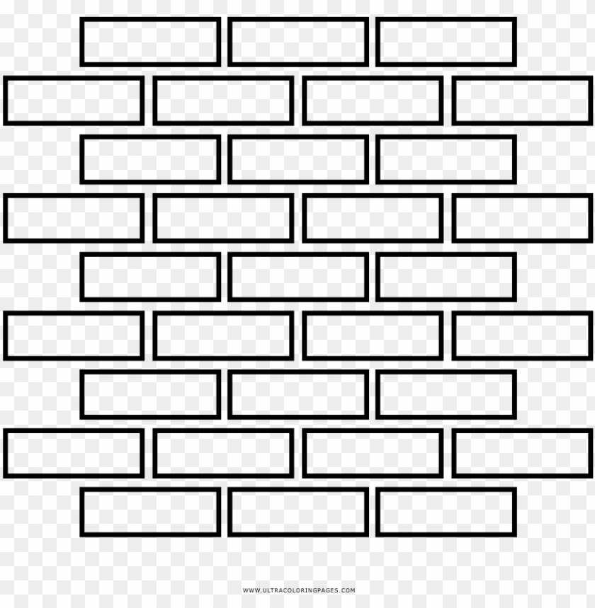 brick wall coloring page brick PNG transparent with Clear Background ID 187547