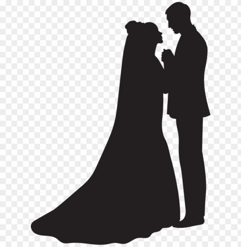 Transparent Bride And Groom Silhouette Png PNG Image - ID 48495 | TOPpng