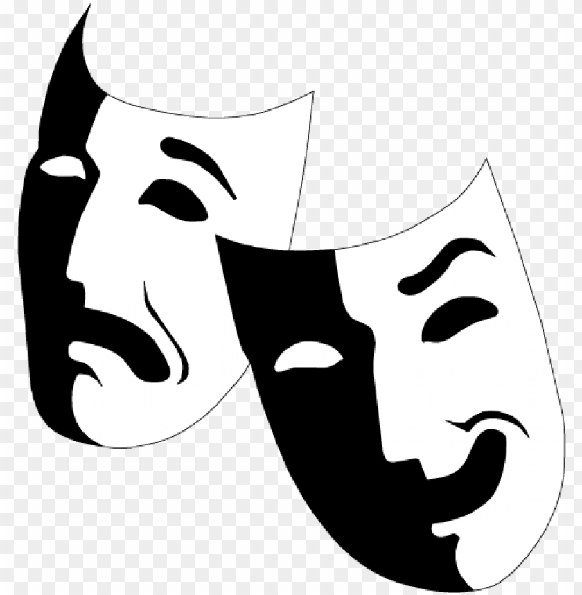 broadway clipart drama faces drama logo PNG transparent with Clear Background ID 183599