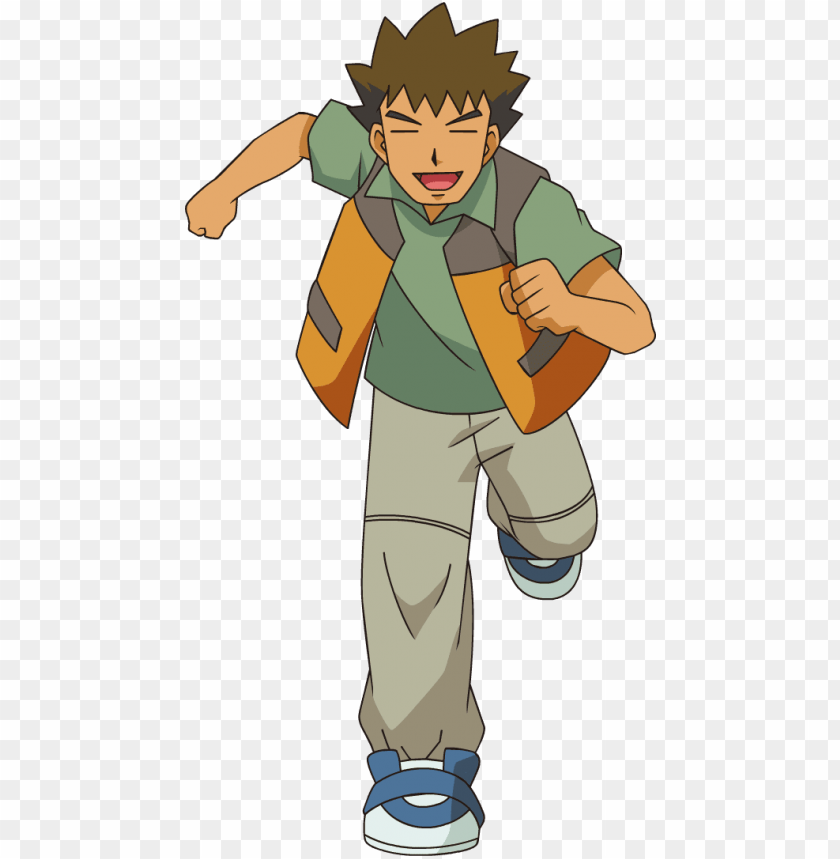 Brock Pokemon Png Brock The Trainer Png Image With Transparent Background Toppng