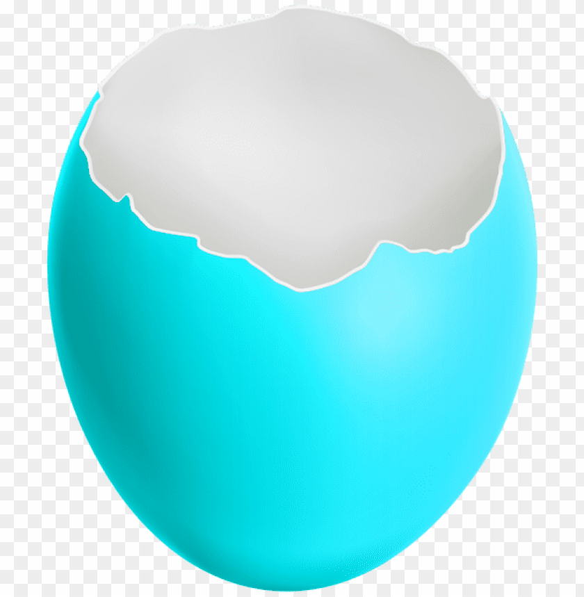 Download Broken Easter Egg Blue Png Images Background