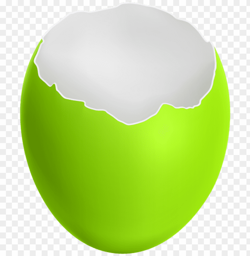 Download Broken Easter Egg Green Png Images Background
