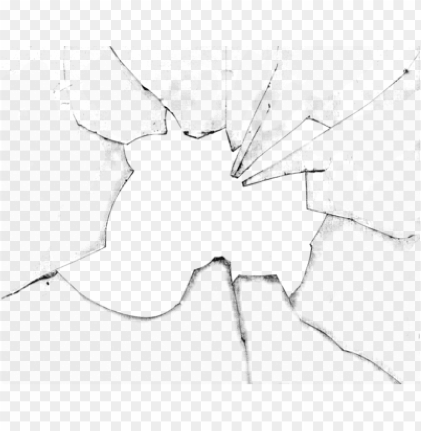 Broken Transparent Png Pictures - Broken Glass Texture PNG Image With Transparent Background