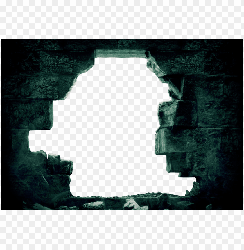 broken wall png - hard to be a legend - cd PNG image with transparent  background | TOPpng