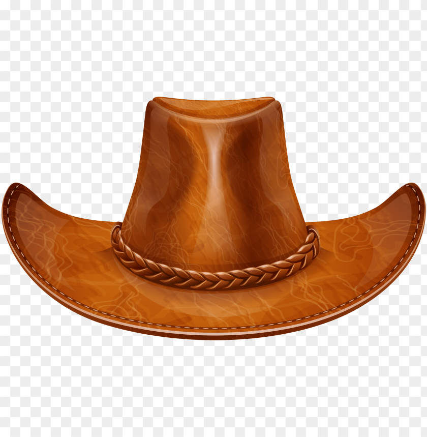 brown cow boy hat clipart png photo - 30414