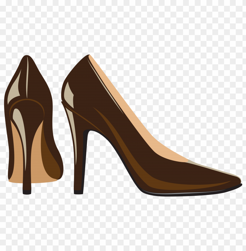 brown, heels