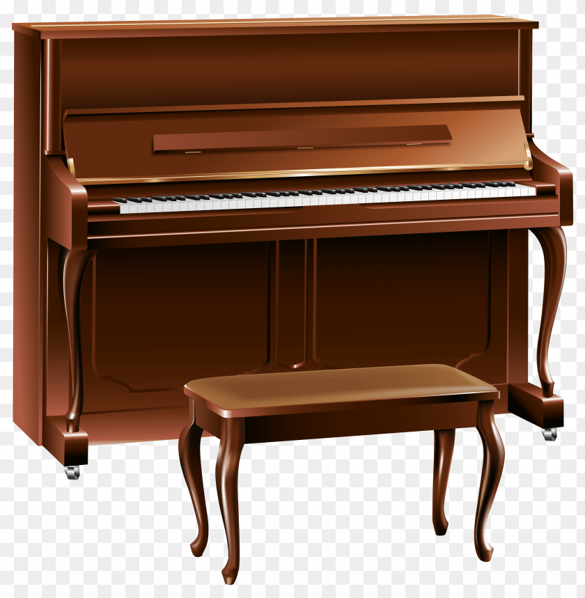 brown, piano