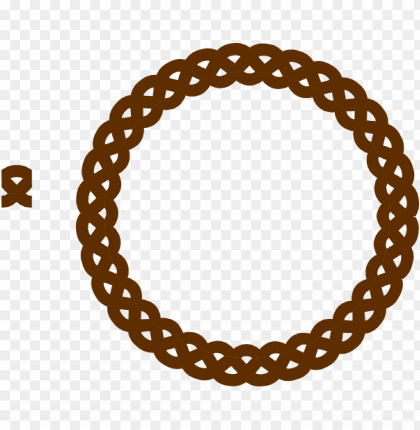free PNG brown rope border clip art - brown round border PNG image with transparent background PNG images transparent