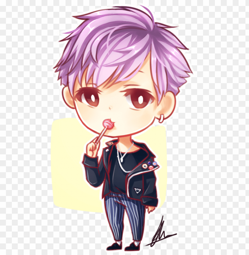 Bts Bangtanboys Taehyung Cute Drawing Kawaii Library Cute Suga Anime Drawings Png Image With Transparent Background Toppng