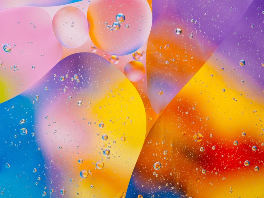 bubbles, circles, shape, gradient, colorful
