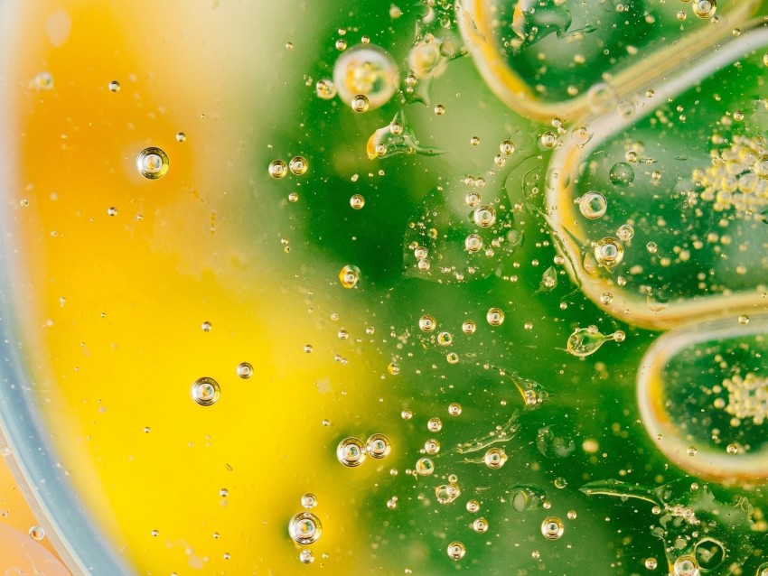 bubbles, gradient, shape, surface, green