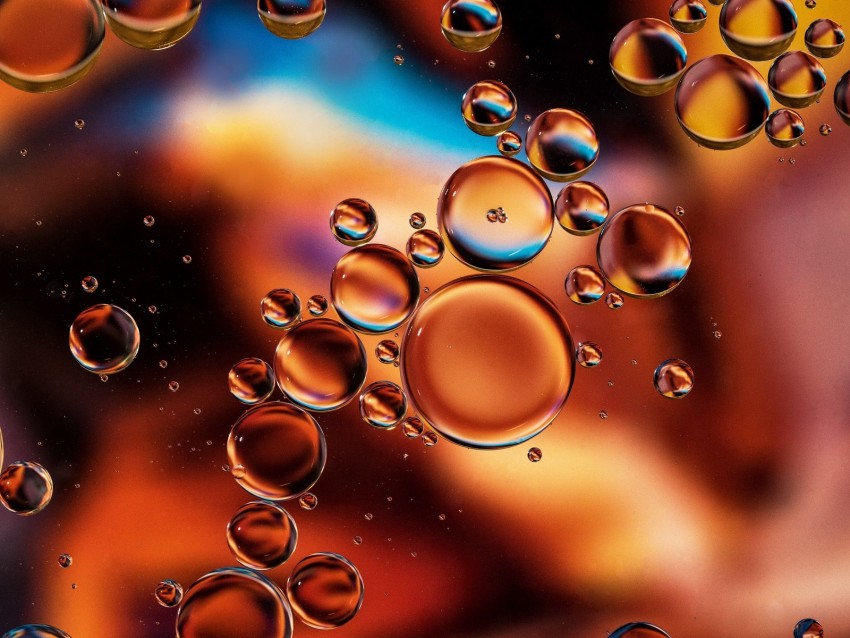 bubbles, transparent, liquid, macro