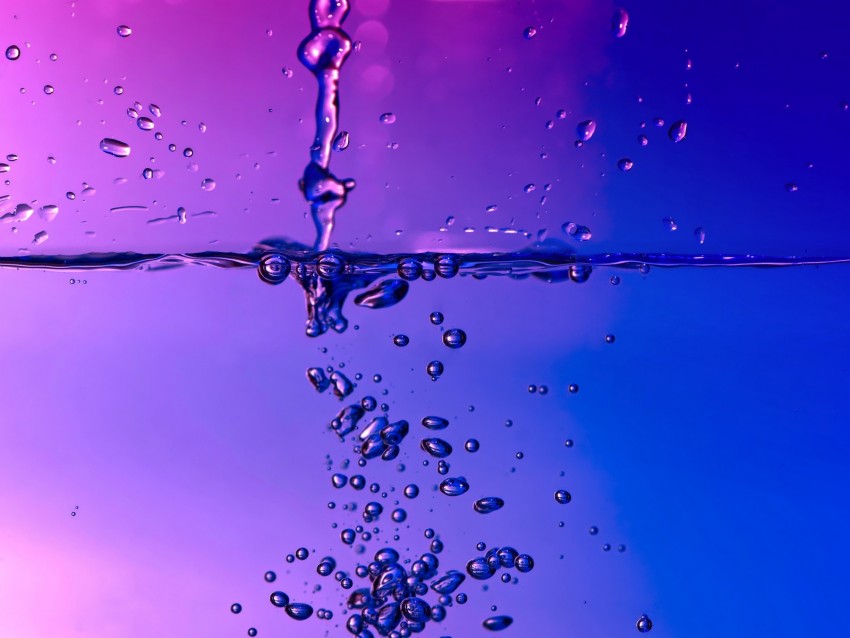 bubbles, water, spray, gradient