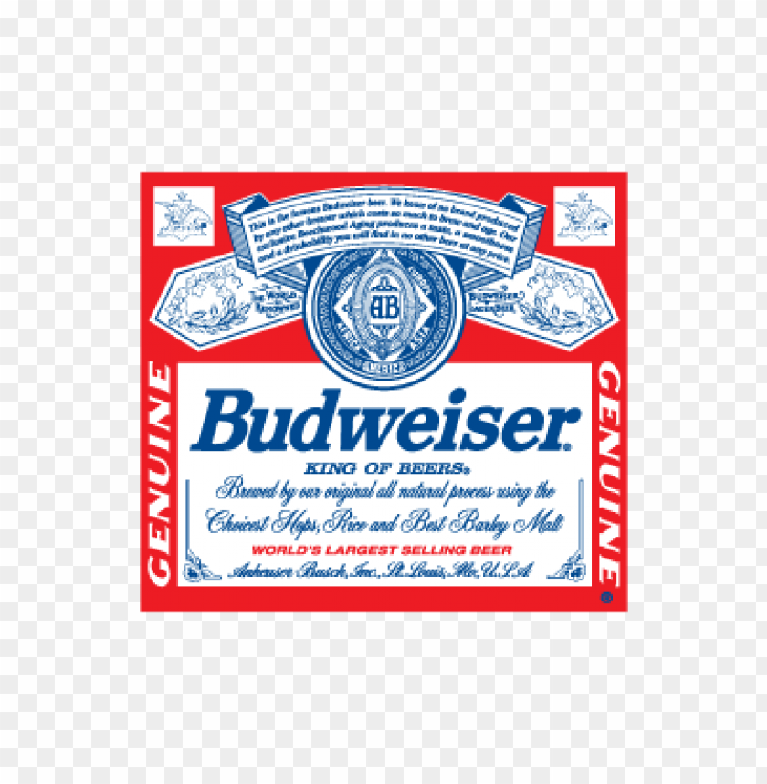  budweiser beer logo vector free - 466740
