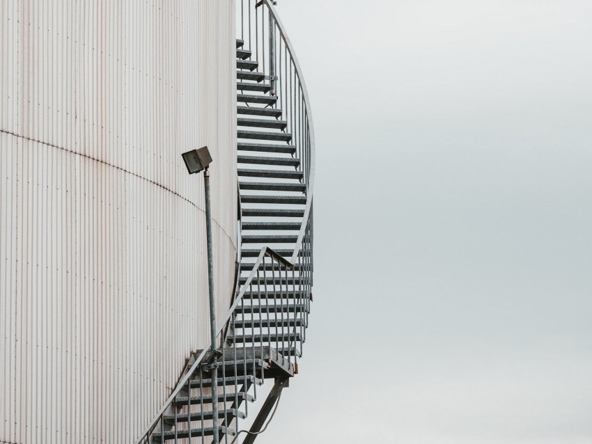 building, stairs, steps, metal, construction
