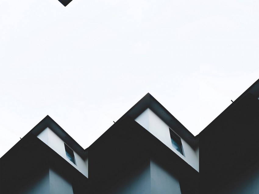buildings, facades, corners, sharp, minimalism